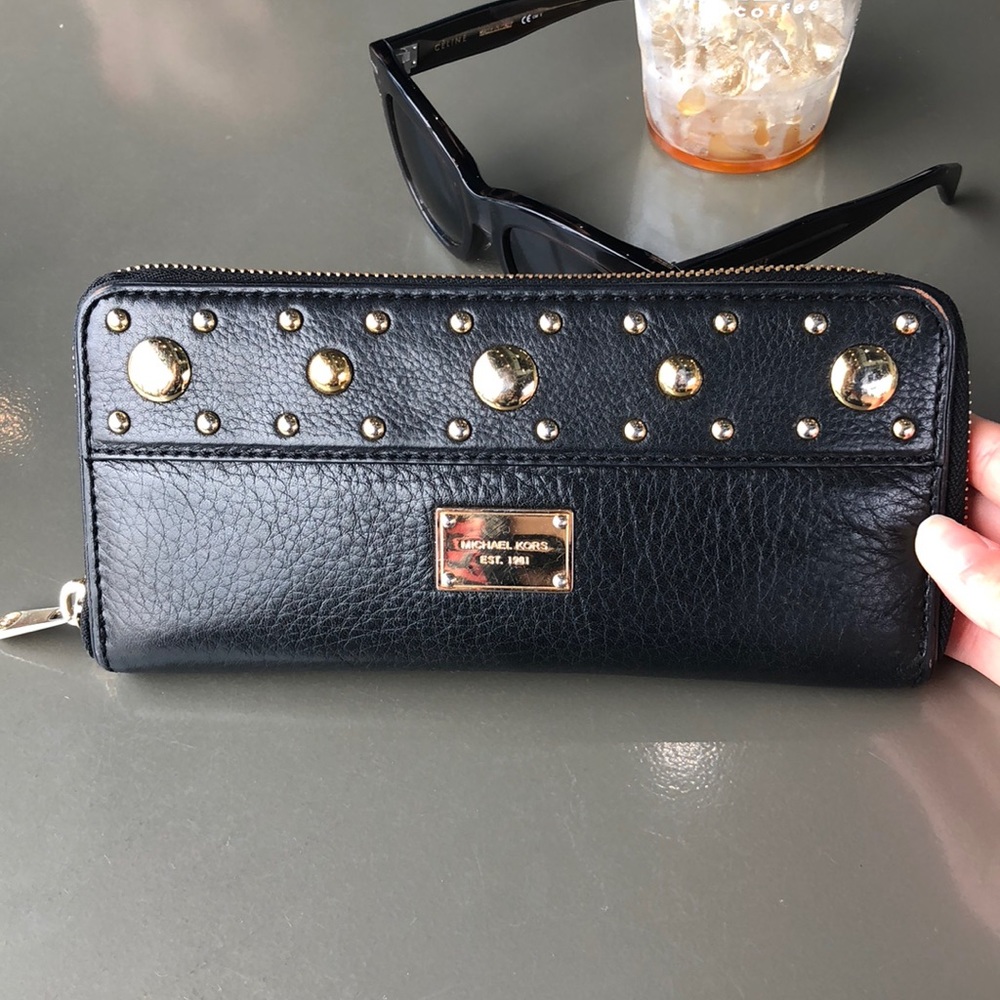 Michael Kors Black Leather Wallet